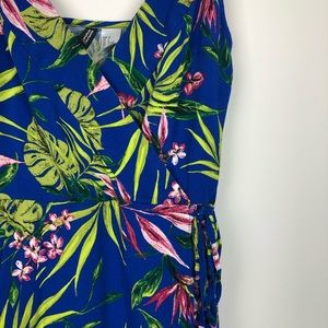 H&M Tropical Wrap Style Summer Maxi Dress